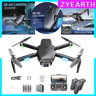 Zyearth Drone RC plegable 6K HD cámara dual con control largo Alcance/disfraz/Modo sin cabeza/fotografía