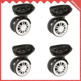4 piezas de ruedas giratorias para maleta de equipaje, ruedas giratorias, ruedas de repuesto para maleta de carro (1)
