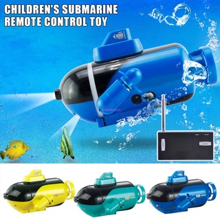 Barco de Control remoto Mini multifuncional Durable RC barco barco eléctrico juguete brillante modelo submarino para tanques de peces