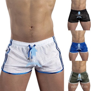 YL🔥Stock listo🔥europeo y americano de los hombres de verano de ocio deportes fitness pantalones cortos correr pantalones cortos de playa