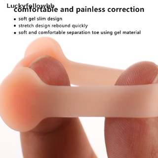 [luckyfellowhb] 1 par de separadores del dedo del pie de silicona para el cuidado del pie de la almohadilla de cuidado de los pies herramienta [caliente]