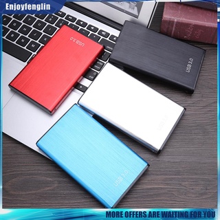 (Enjoyfenglin) Portátil USB disco duro caso pulgadas HDD SSD caja externa