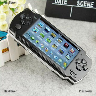 Plusflower X6 8G 32 Bit 4.3" PSP portátil consola de juegos de mano reproductor de 10000 juegos mp4 +Cam