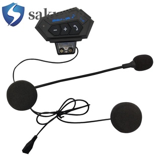 SAKUREE | BT12 Manos Libres Bluetooth V4.0 Auriculares Para Motocicleta Casco Intercomunicador