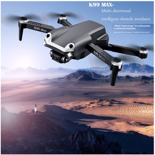 Hot K99 Max Drone 2.4GHZ WiFi 4K HD cámara Dual fotografía aérea Dron de tres vías de prevención de obstáculos plegable Quadcopter