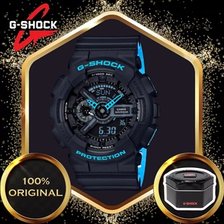 💥PROMOCIÓN💥Original g shock reloj para hombre, reloj de pulsera deportivo, 200m, resistente al agua, de cuarzo, Relojes de Hombre, GA-110LN-1A (1)