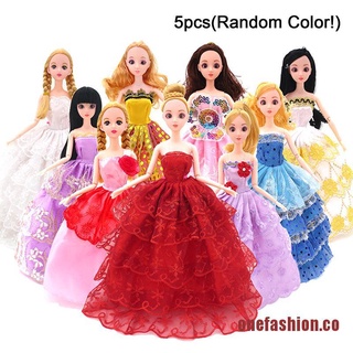 ONSHION 5Pcs Original Barbie Doll Dress Toy Wedding Princess Party Dress for 29CM Toy