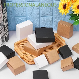 professionalaneous 10pcs 9sizes pequeña caja de papel kraft para envolver joyas paquete de cartón de boda evento regalo artesanía fiesta suministros hechos a mano caramelos almacenamiento/multicolor