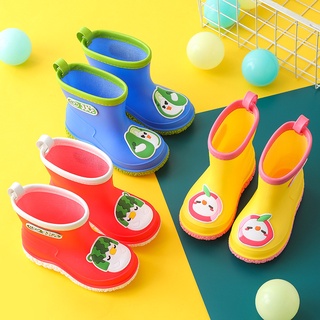 2021 verano zapatos de los niños botas de lluvia zapatos de agua antideslizante de dibujos animados de frutas lindo niños niñas niños bebé zapatos de lluvia