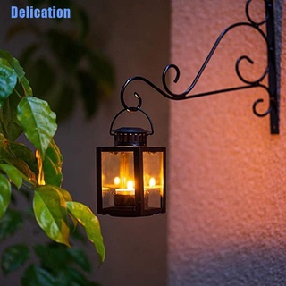 [delicación] Decoración del hogar hierro forjado colgante palo linterna de cristal decoración