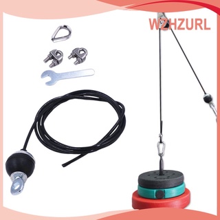 [wzhzurl] 2m Heavy Duty Fitness DIY Polea Cable Cuerda Máquina De Fijación Sistema De Bíceps Antebrazo Entrenamiento De Hombro Gimnasio En Casa