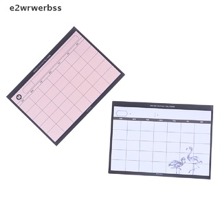 *e2wrwerbss* creativo simple de escritorio planificador plan mensual mini cuadernos eficiencia venta caliente