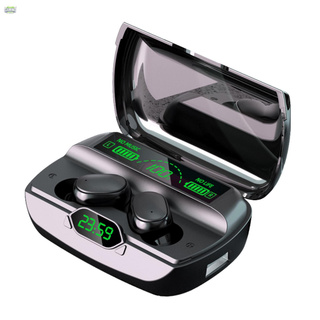Gm G6 Tws G6 audífonos Bluetooth 5.1 audífonos inalámbricos deportivos deportivos con micrófono 1200mah caja De carga reloj tiempo pantalla De energía De batería De salida Usb