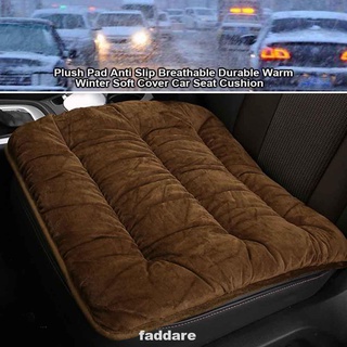 Universal transpirable accesorios antideslizantes felpa caliente invierno asiento de coche