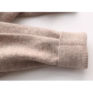 Suéter de algodón de Cachemira para hombre, jersey de punto con cuello redondo, bata, otoño e invierno, 2021 (4)