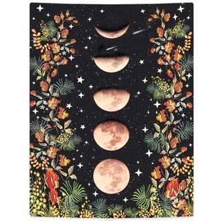 tapiz de jardín iluminado por luna, tapices en fase lunar, tapiz para vid, flor (1)