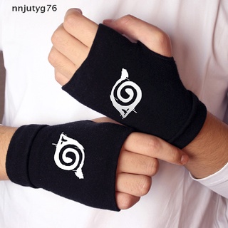 nnjutyg76 Anime Cosplay Gloves Cotton Warm Double-Layer Luminous Half Finger Mittens Glove hot