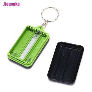 [Jioayuke] 1xMini portátil 3 modos de bolsillo COB luz de trabajo LED linterna llavero (3)
