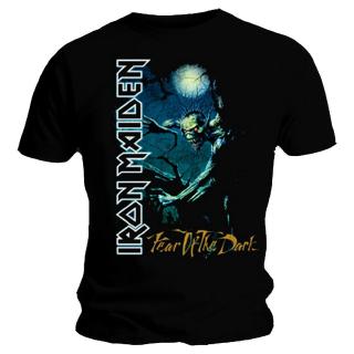 Camiseta De Iron Maiden Fear of The Dark Tree Sprite Oficial Negro Para Hombre Nuevo