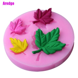 [Aredgo] Molde de silicona para Fondant de hoja de arce, molde para tartas, cupcakes, Chocolate, decoración de hornear (1)