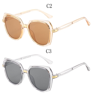 Moda Trend Box señoras protección UV cuadrado gafas de sol europea y americana tendencia coreana gafas de sol hombres mujeres personalidad todo partido gafas de sol (5)