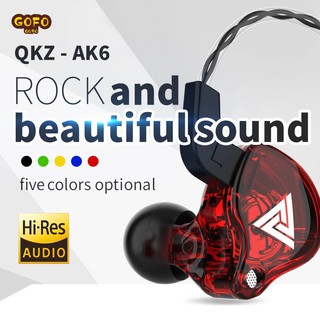 QKZ AK6-Auriculares Deportivos Con Micrófono