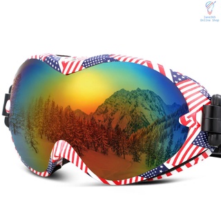 [Productos De Liquidación] Gafas De Esquí Antiniebla Protección UV Doble Lente OTG Nieve Para Hombres Mujeres Deportes De Invierno Snowboard Moto Patinaje
