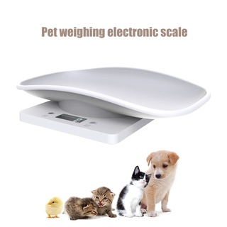 Báscula multifunción para mascotas/cuerpo para mascotas/pequeña con precisión de 1G-10 kg con bandeja de altura perfecta para pesaje de cachorro pequeño/gato/perro