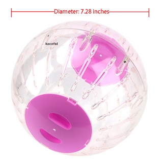 [kacofei] kekafu big hamster running actividad ejercicio pelota juguete transparente hámster bola s