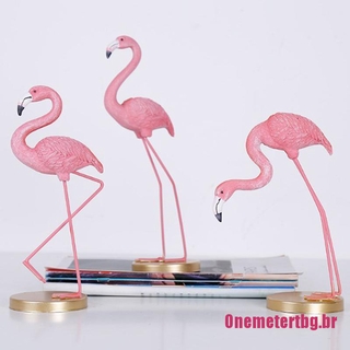 Onemetertbg Flamingo pájaros Animal estatua ornamento arte coleccionable figura miniaturas decoración (8)