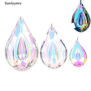 DROPS [sxm] 1x lámpara de cristal de araña colorida de cristal prisms piezas colgantes colgantes uyk