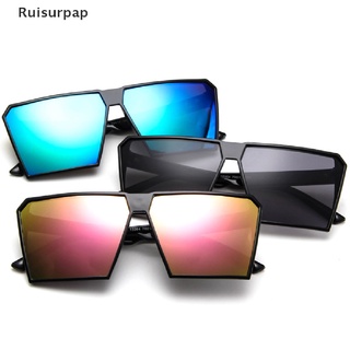 [ruisurpap] nuevas gafas de sol calientes de gran tamaño para hombres, moda, retro, cuadrado, venta caliente