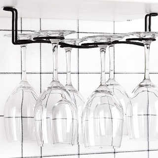8 portavasos de vidrio de vino debajo del gabinete, soporte para vajilla, soporte de barra de almacenamiento