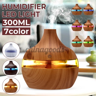 LED Ultrasónico Aceite Esencial Difusor De Aroma Purificador De Aire Aromaterapia Humidificador