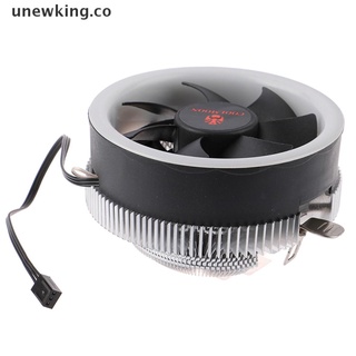[unewking] cpu ventilador de refrigeración cpu enfriador de cpu luz led para intel 775/1150/1156 amd am2+/am3/am3+ co