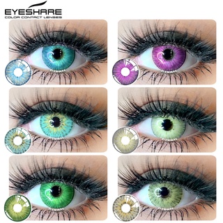 EYESHARE lente 1 par de lentes de contacto de nueva York Color suave Cosplay lentes de contacto para ojos