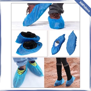 100 fundas desechables para zapatos de lluvia