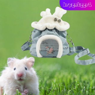 Hamster Bonding bolsa de transporte bolsa de jaula para mascotas pequeño Animal con correa de hombro ajustable viaje suave transpirable al aire libre