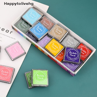 [Happytolivehg] 20PCS Giant Ink Pads Multi-colored Stamp Pads for DIY Craft Scrapbooking Ink Pad [HOT]