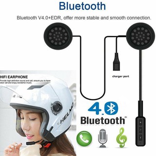 Casco de motocicleta Bluetooth estéreo auriculares moto equitación