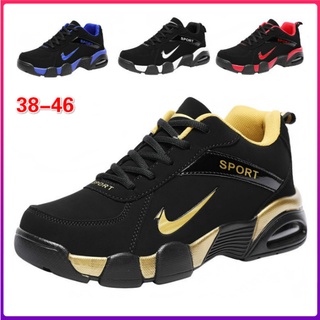 Casual zapatos de deporte cojín de aire ligero de los hombres zapatillas de deporte transpirable Kasut Perempuan zapatillas de correr Fitness Kasut Sukan