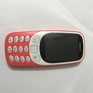 【starbeautyys7j】Unlocked Nokia 3310 Single-Core Mobile Phone Nokia 3310 Actual Standard 128Mb