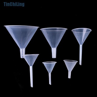 [Tinchiling] 1x Lab Mini embudo de plástico transparente para atomizadores difusor de Perfume botella [caliente]