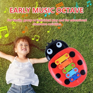 Piano de golpe de mano, juguetes educativos, arpa de mano, Juguete Musical para bebé de 8 notas, xilófono para niños de 0 a 3 años (1)