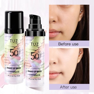 100 % Nuevo 35ML Crema Base De Tres Colores Corrector Natural Hidratante Maquillaje Imprimación Invisible Poros Control De Aceite Iluminador Aislamiento