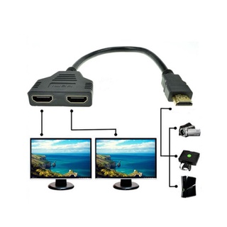 1080p puerto HDMI Macho a 2 1 en 2 de visitante convertidor convertidor hembra