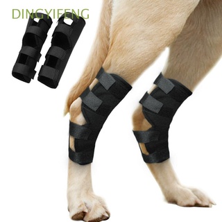 Dingyifeng 1 pieza Protector de muñeca para perros recuperar piernas perro suministros cachorro rodillera Protector de envoltura de lesiones para lesiones quirúrgicas perro piernas Protector de articulación envoltura perro soporte soporte transpirable mascota rodilleras