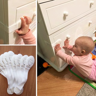 1/5pcs cerradura de seguridad bebé niño cuidado de seguridad de plástico con bebé protección del bebé cajón puerta gabinete armario inodoro
