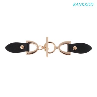 BANK 1 Set Leather Toggle Closure Decortive Button Buckle Sweater Jacket Coat Apparel DIY Sewing Accessories Crafts