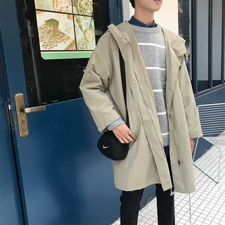 Capa chaqueta_high Street Design hombres suéter medio largo con capucha tarjeta (6)